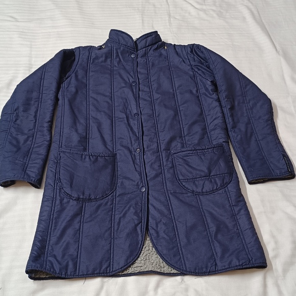 Women's Winter Blue Full sleeve Straight Jacket - Picture 3 of 9